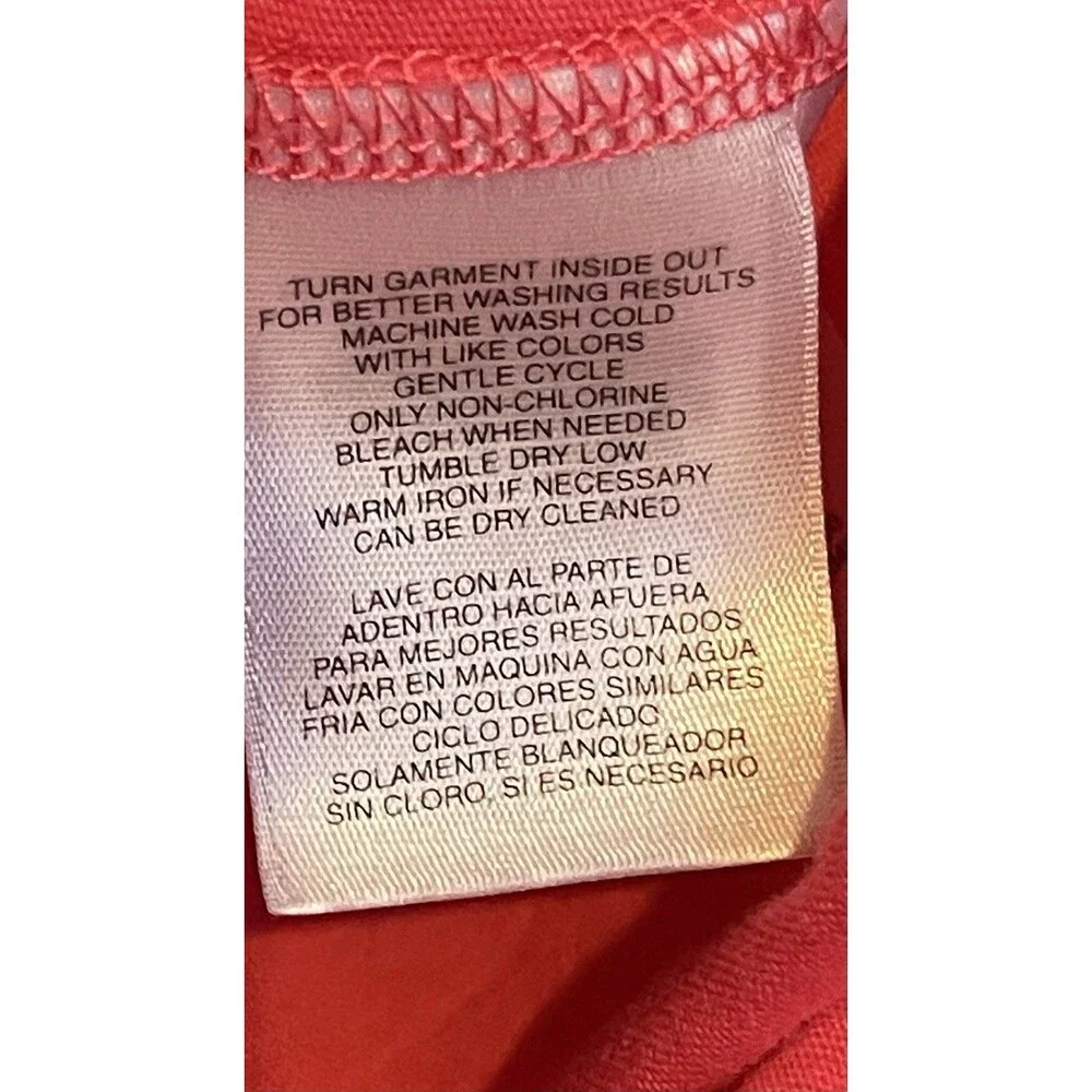 Jones New York Signature Shirt Pullover Eyelet Scoop Neck Women’s Size Large - Picture 4 of 7